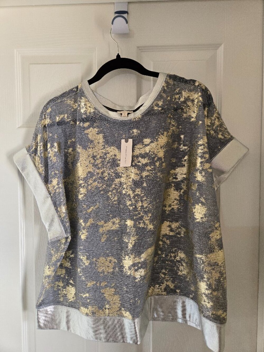 Anthropologie size large new with tags sheer blouse